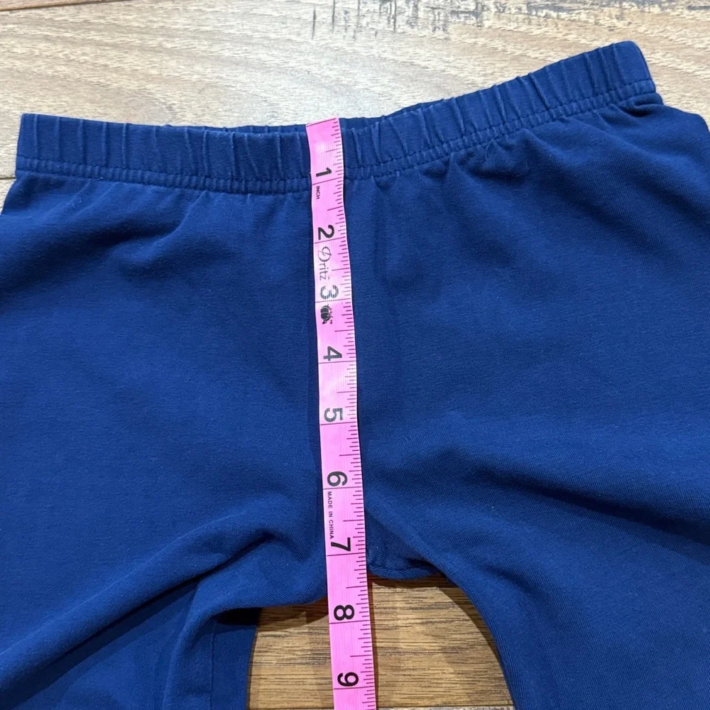 Hanna Andersson Girls Leggings - Size US 10 | 140 cm - Navy Blue